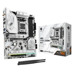 Asrock B850 STEEL LEGEND WIFI, AMD B850, AM5, ATX, 4 DDR5, HDMI, Wi-Fi 7, 2.5G LAN, RGB, 4x M.2 Asrock B850 STEEL LEGEND WIFI, AMD B850, AM5, ATX, 4 DDR5, HDMI, Wi-Fi 7, 2.5G LAN, RGB, 4x M.2